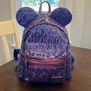 ON HOLD FOR ANGIE Purple Potion Loungefly Mini Backpack
